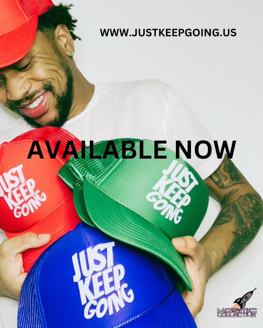 Just Keep Going Trucker Hat (Green)