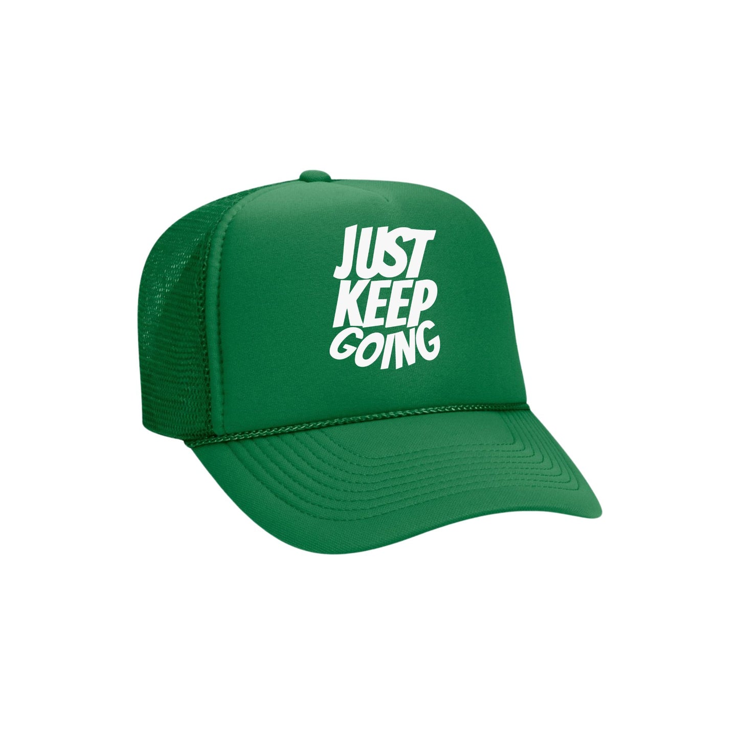 Just Keep Going Trucker Hat (Green)